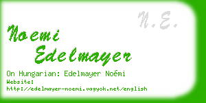 noemi edelmayer business card
